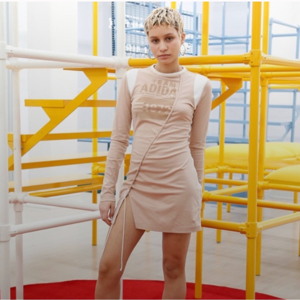 Adidas x Danielle Cathari XL - Dress - Long Sleeve - Pale Pink